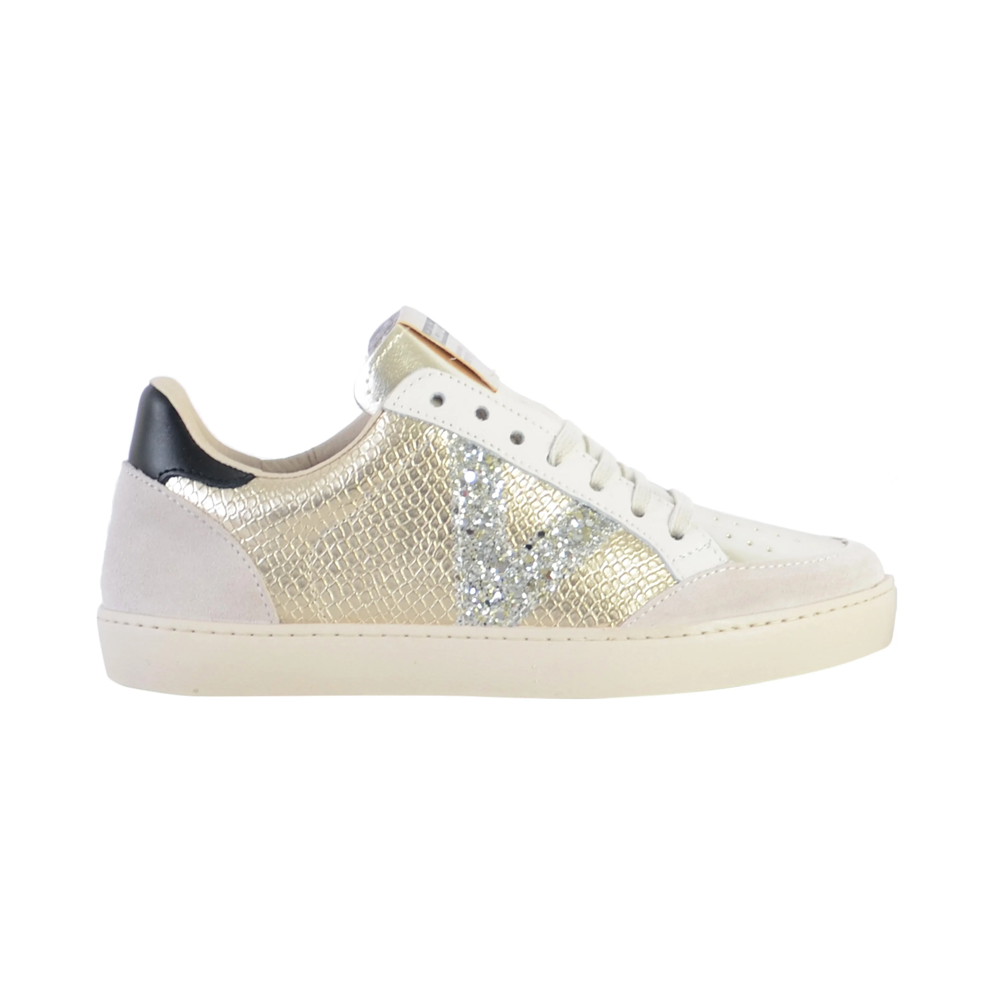 Baskets basses en cuir | Gris
