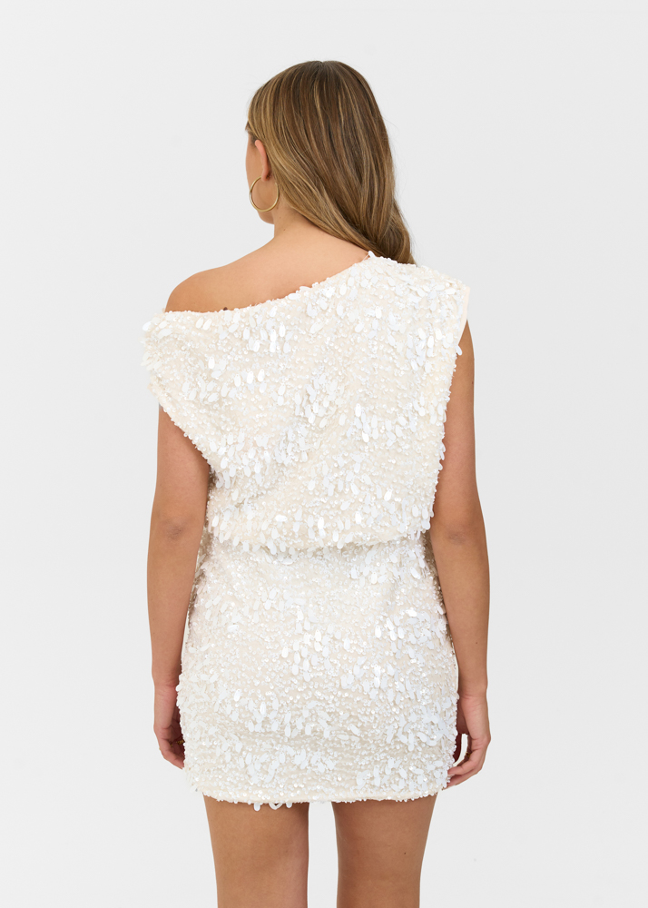 Mae jurk creme