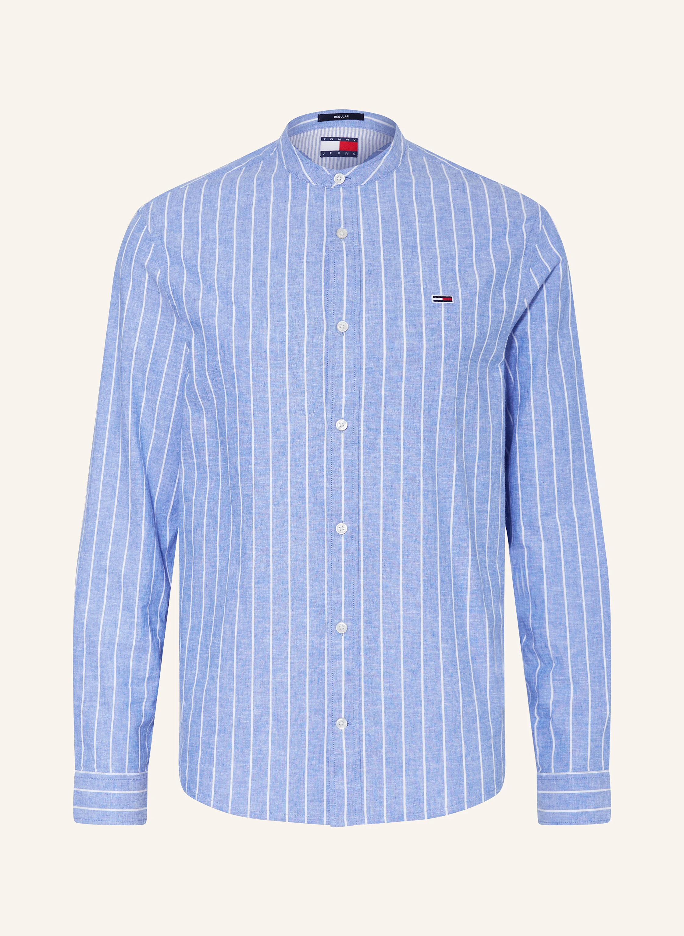 TOMMY JEANS Hemd Regular Fit mit Leinen