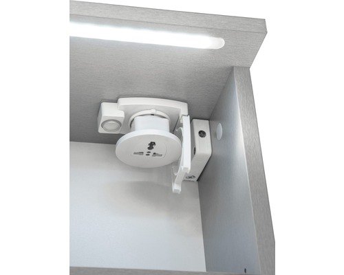 LED spiegelkast TWO, 1 deur, 60x68 cm