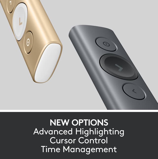 Logitech Spotlight presentation remote (skifergrå)