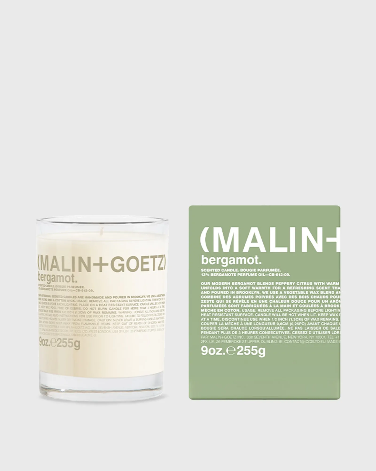 Malin + Goetz Bergamot Candle - 255 gr