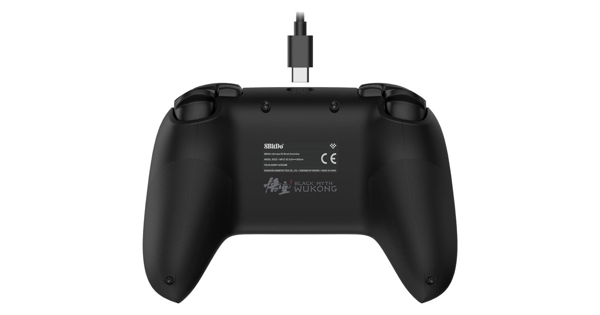 8BitDoUltimate 2C Wired - Black Myth: Wukong gamepad  (Zwart/rood)