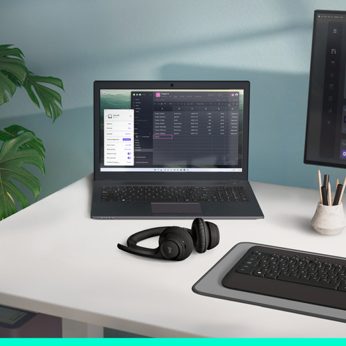 Logitech Zone 300 Draadloze Office headset Zwart