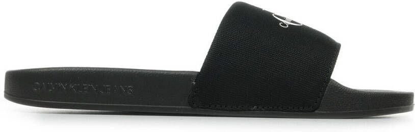 Calvin Klein Jeans Platte sandalen Slide Monogram Wn