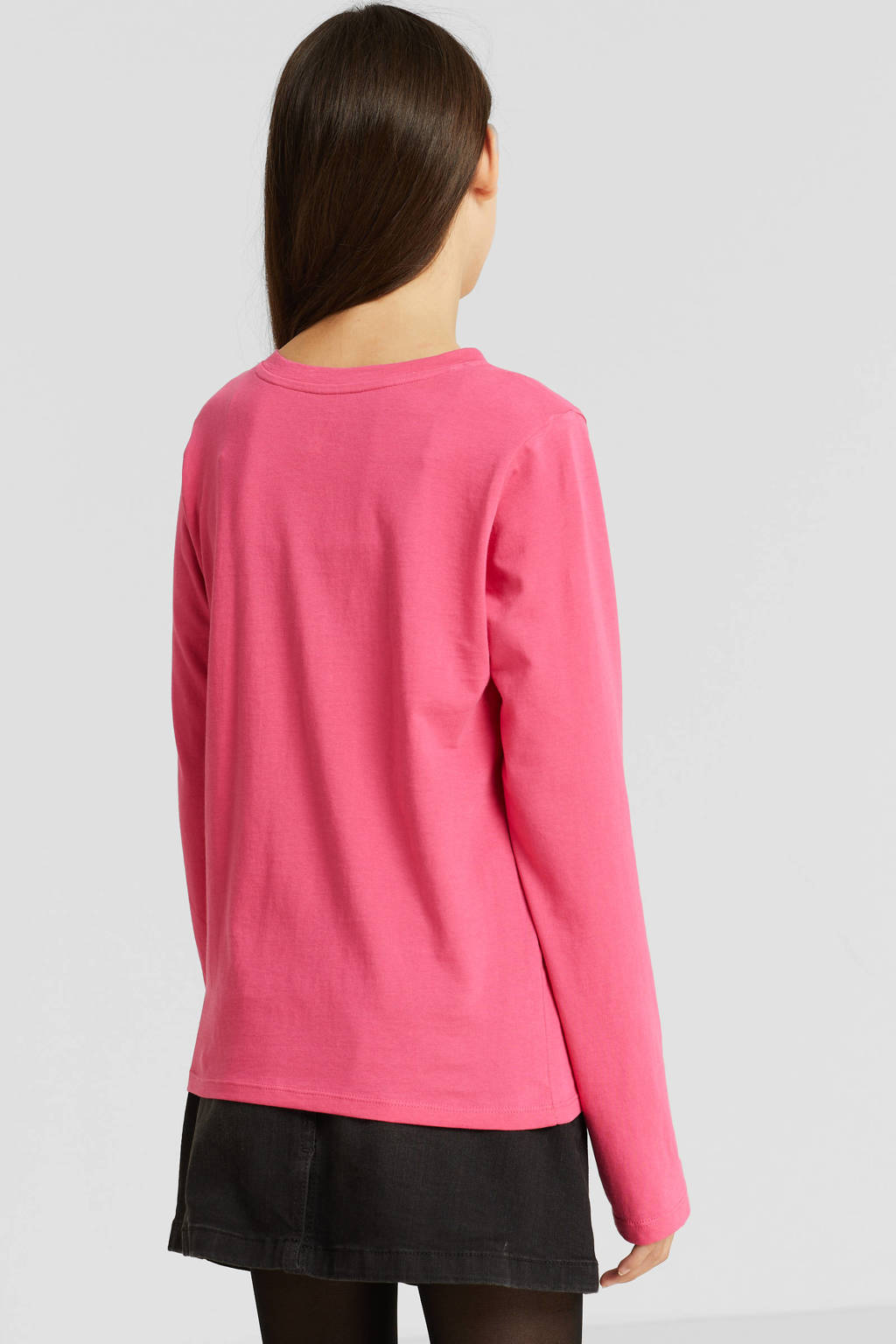 anytime longsleeve T-shirt roze