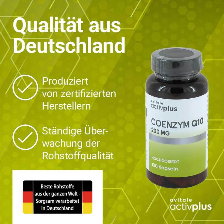 Activplus Coenzym Q10 200 mg Kapseln, 120 St