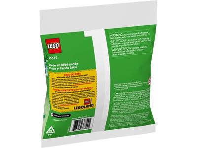 LEGO Steve en babypanda (30672)
