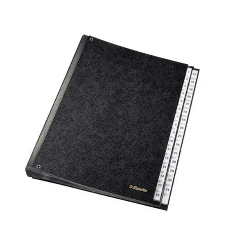 Leitz Pultordner 1-31, 31 Fächer, Hartpappe, schwarz