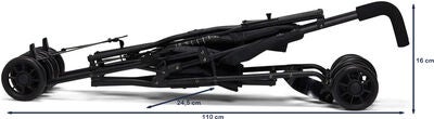 Beemoo Move Flexi Paraplytrille, Black
