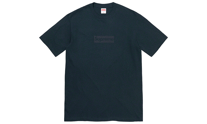 Supreme Tonal Box Logo Tee Navy
