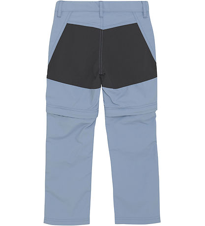 Color Kids Hosen - m. Zip Off - Verblasster Denim
