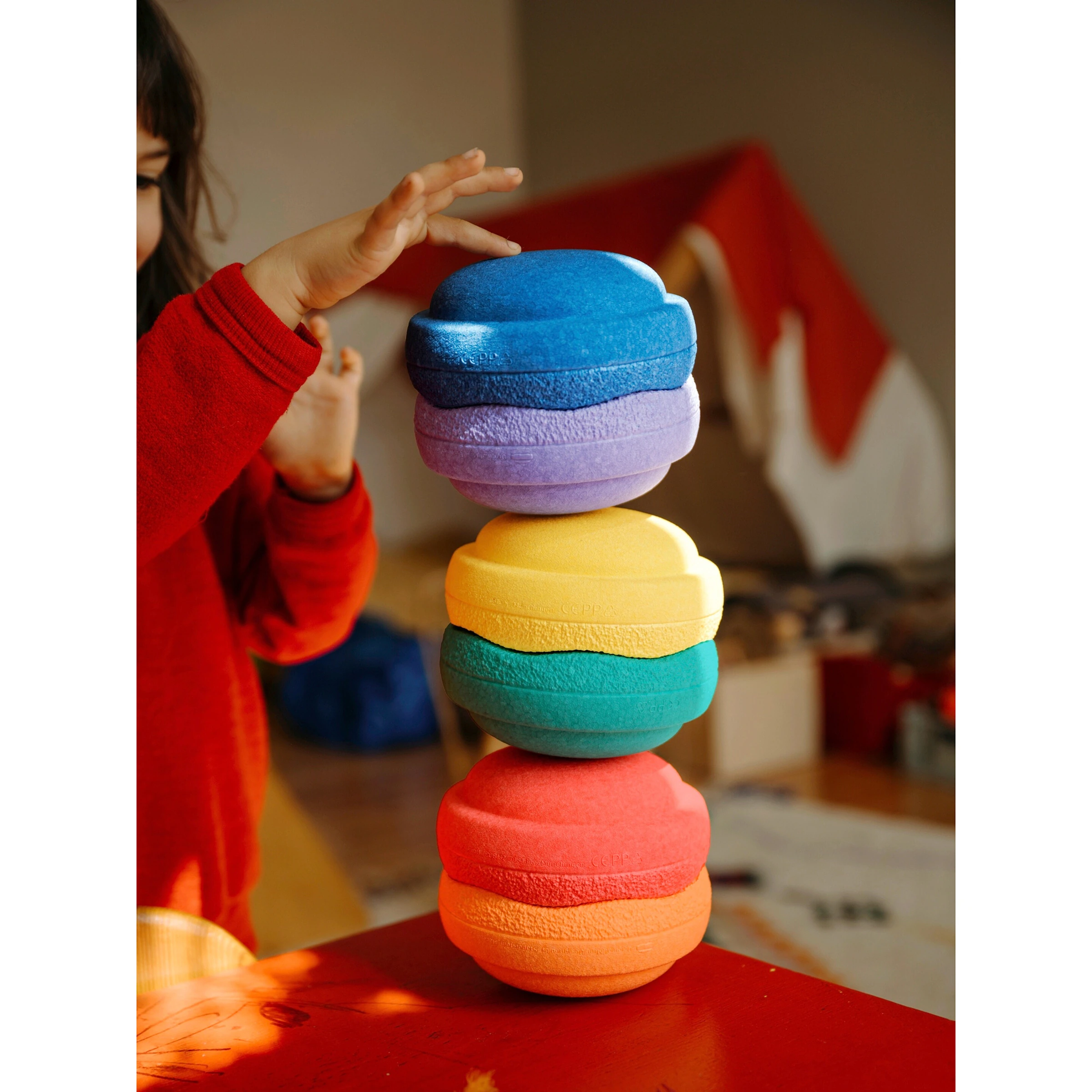 Stapelstein Stapelstein Original Mini rainbow classic