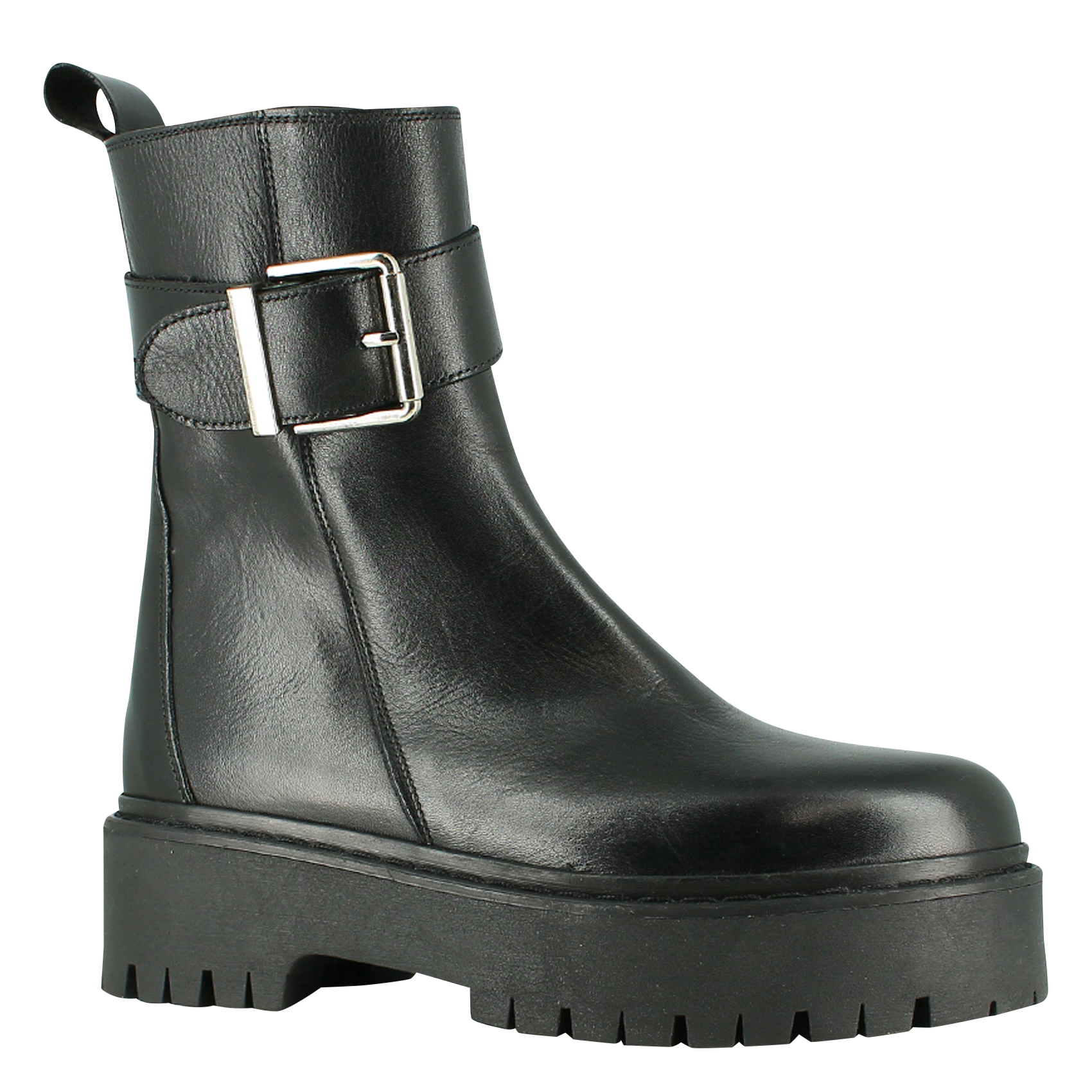 RANDY - Boots en cuir | Noir