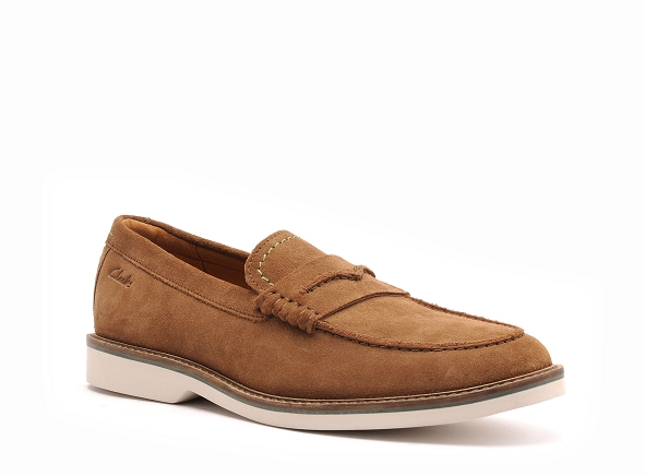 Clarks basses homme atticus ltslip marron