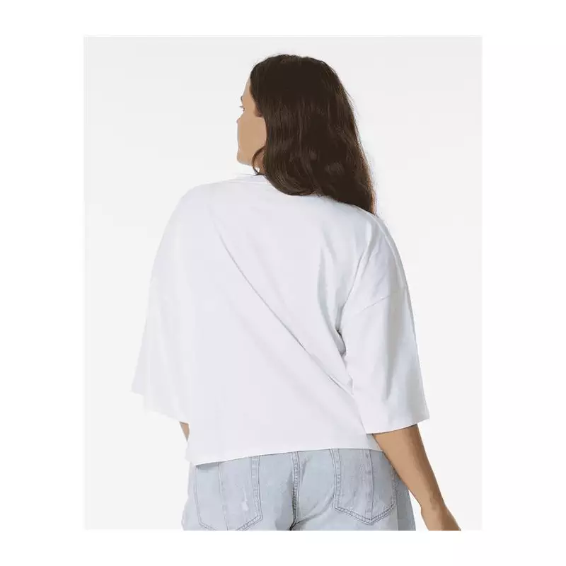 Teeshirt femme RIPCURL Glow Heritage Crop Tee White