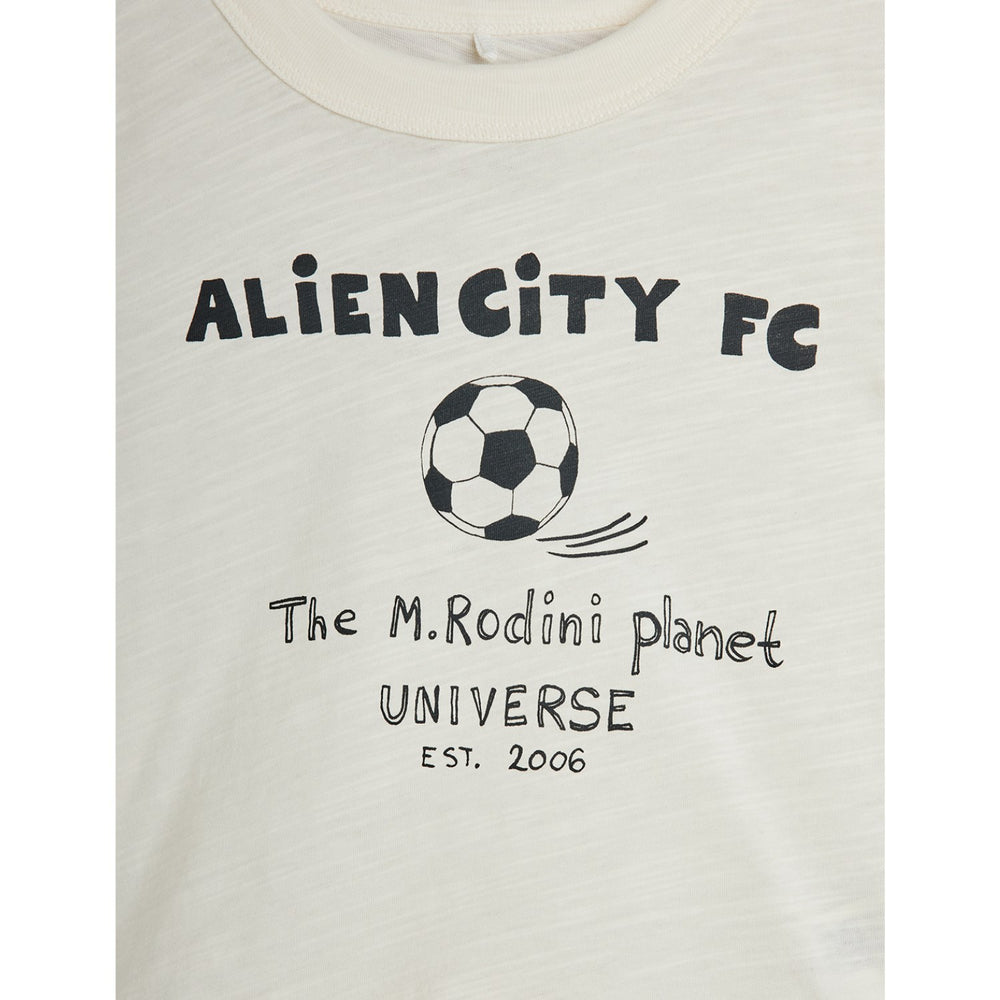 Køb Mini Rodini Off-white Alien City Fc Sp Ss Tee