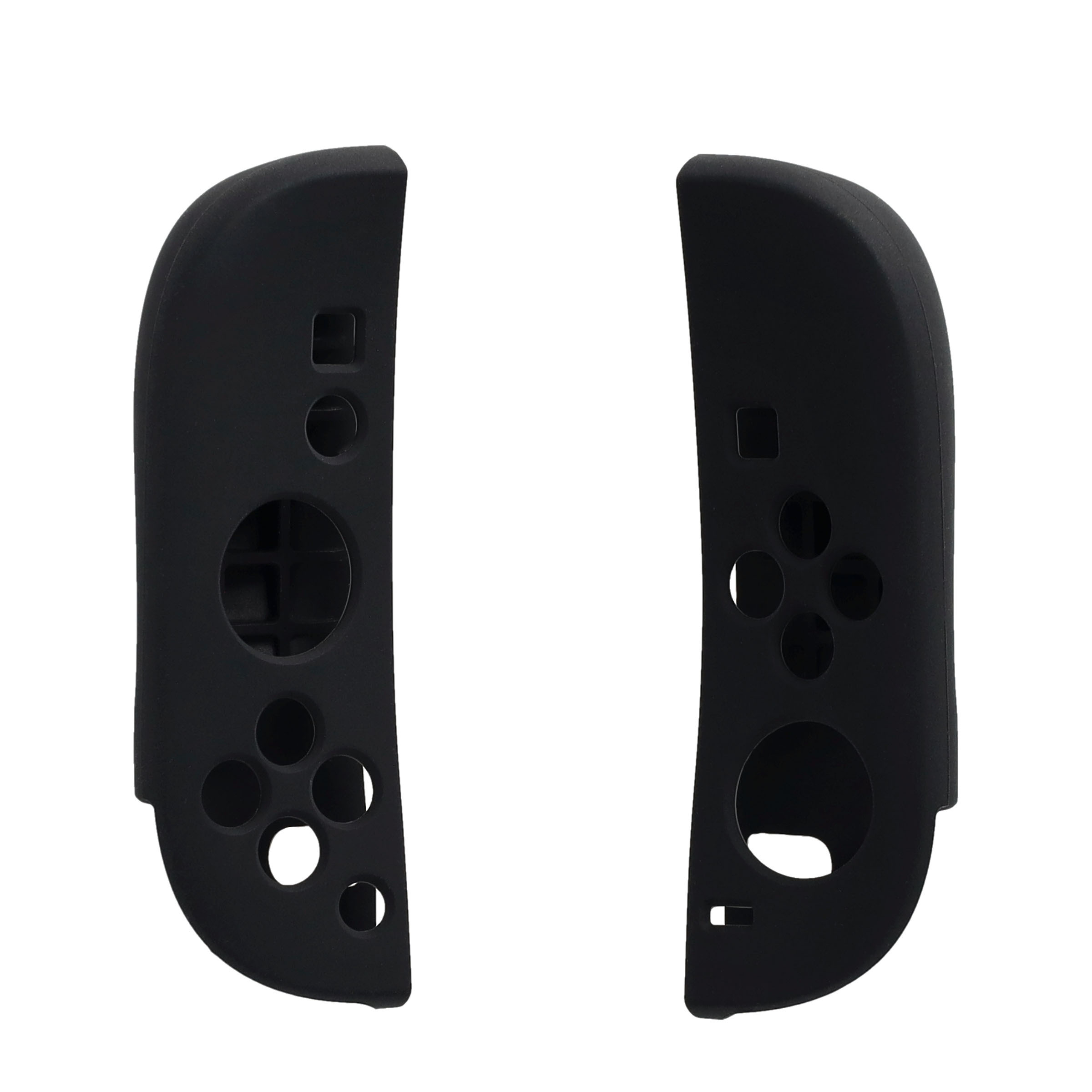 (1 Paar) Silikon Case Schutzhülle für Nintendo Switch 2 Joy-Con Controller Cover - Schwarz