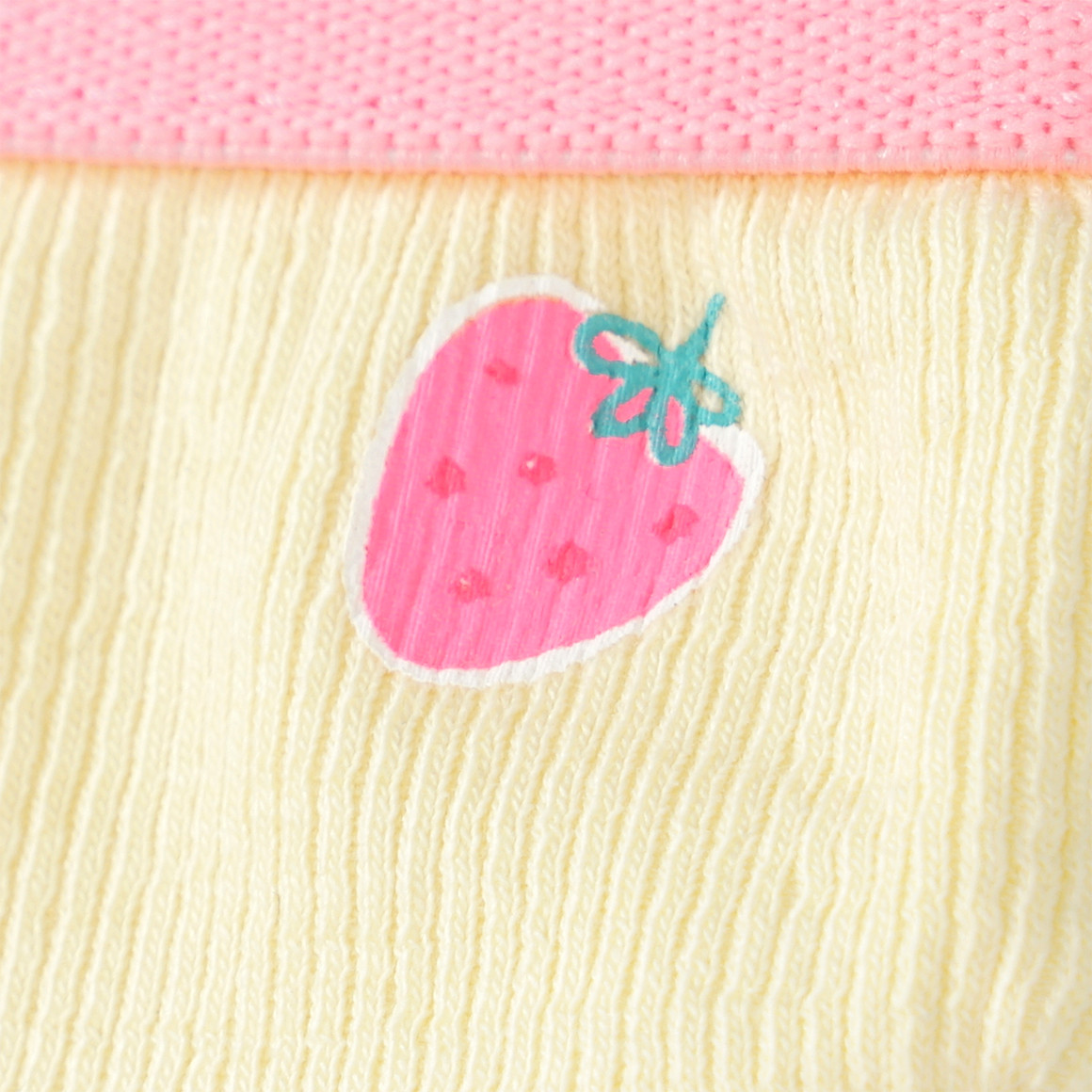 Famy 3 Mädchen Slips mit Rippstruktur hellblau / hellgelb / rosa