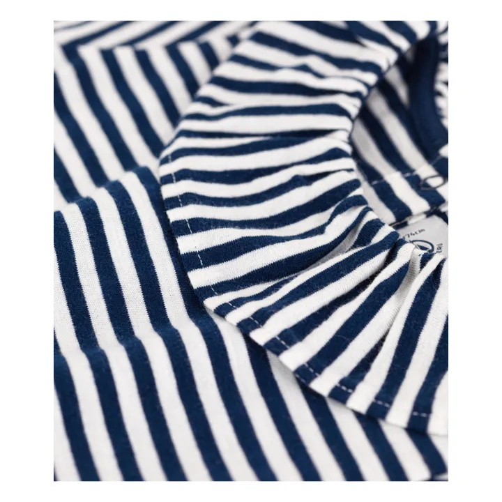 Petit Bateau Blouse Manches Courtes Jersey | Bleu marine