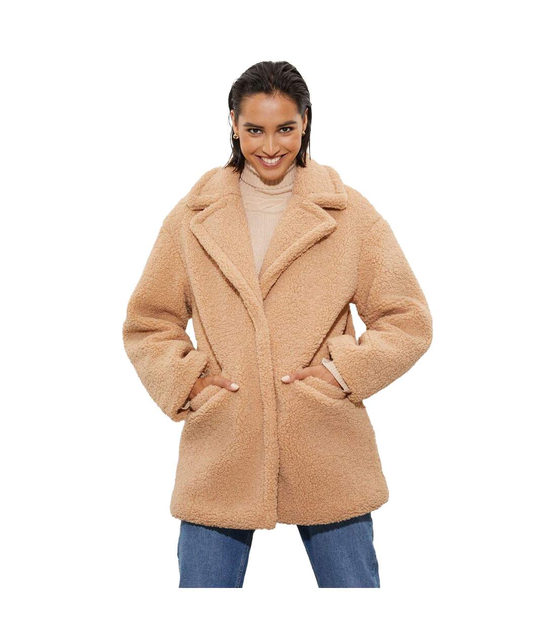 Dorothy Perkins - Manteau - Femme (Brun-beige) - UTDP993