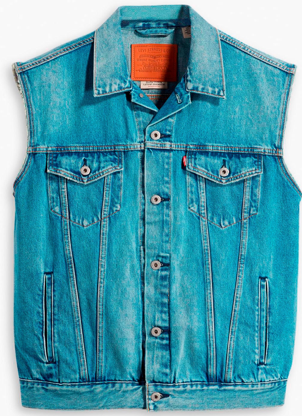 Levi's® Jeansweste »RELAXED TRUCKER VEST MED INDIGO - WORN IN«