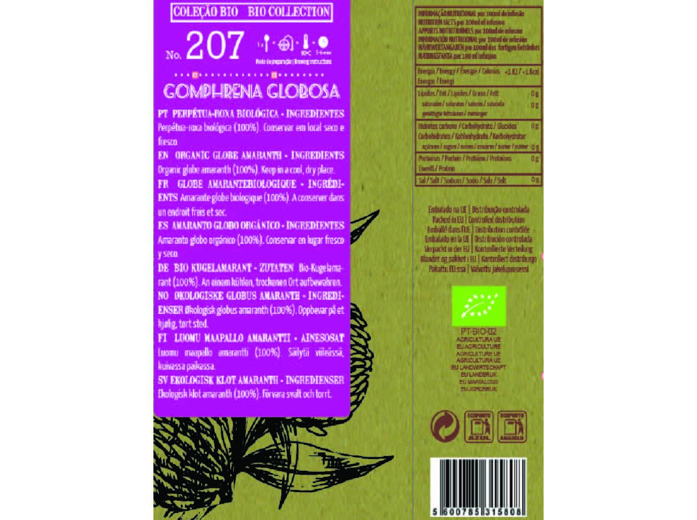 INFUSÃO BIO LISBON TEA CO. PERPÉTUA-ROXA 30G
