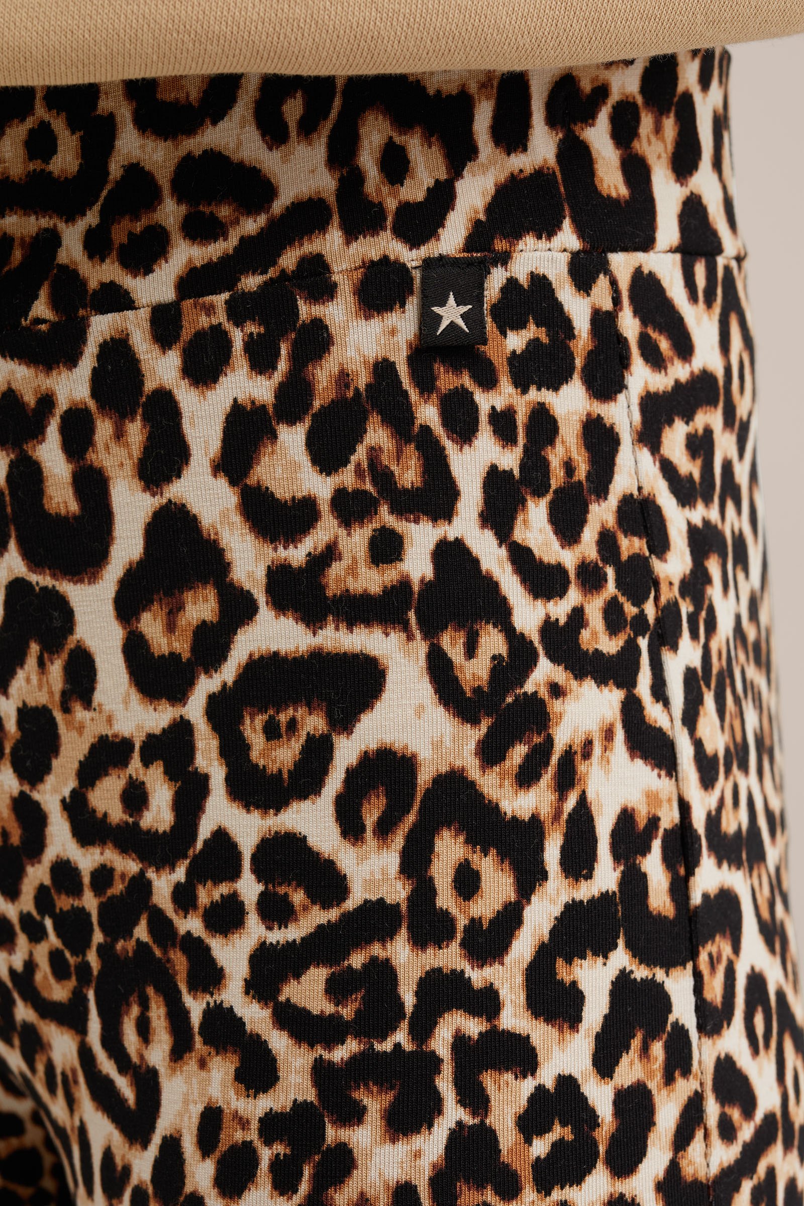 Meisjes korte legging met dessin WE Fashion Beige