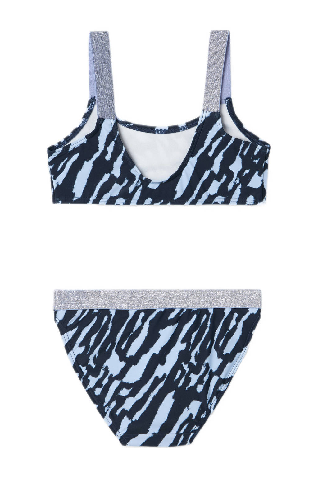 crop bikini NKFZERIA blauw