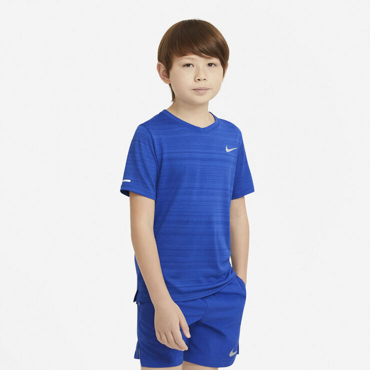 Nike Dri Fit Miler Traenings T Shirt Blå