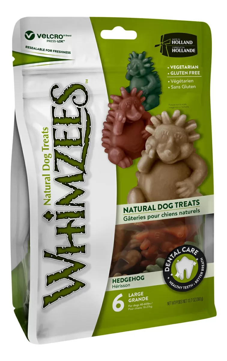 Whimzees Hedgehog L, 360 g. - 6 stk.