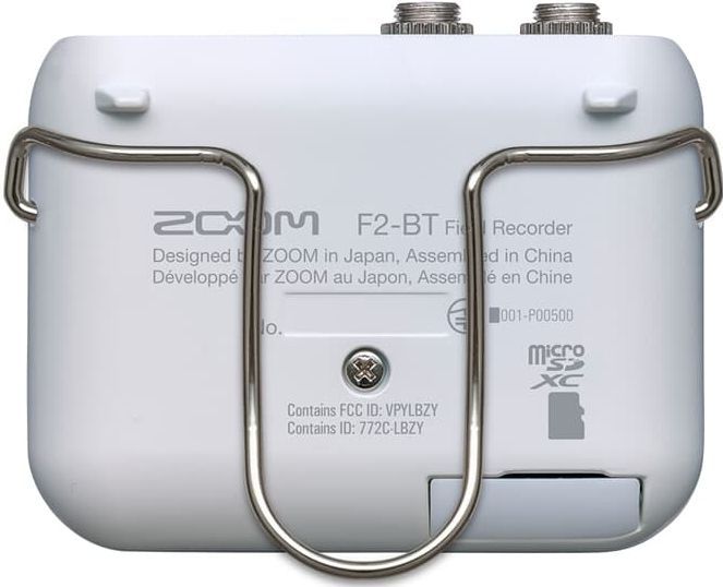 Zoom - F2-BT - Field Recorder - Wit - Inclusief Lavalier-microfoon