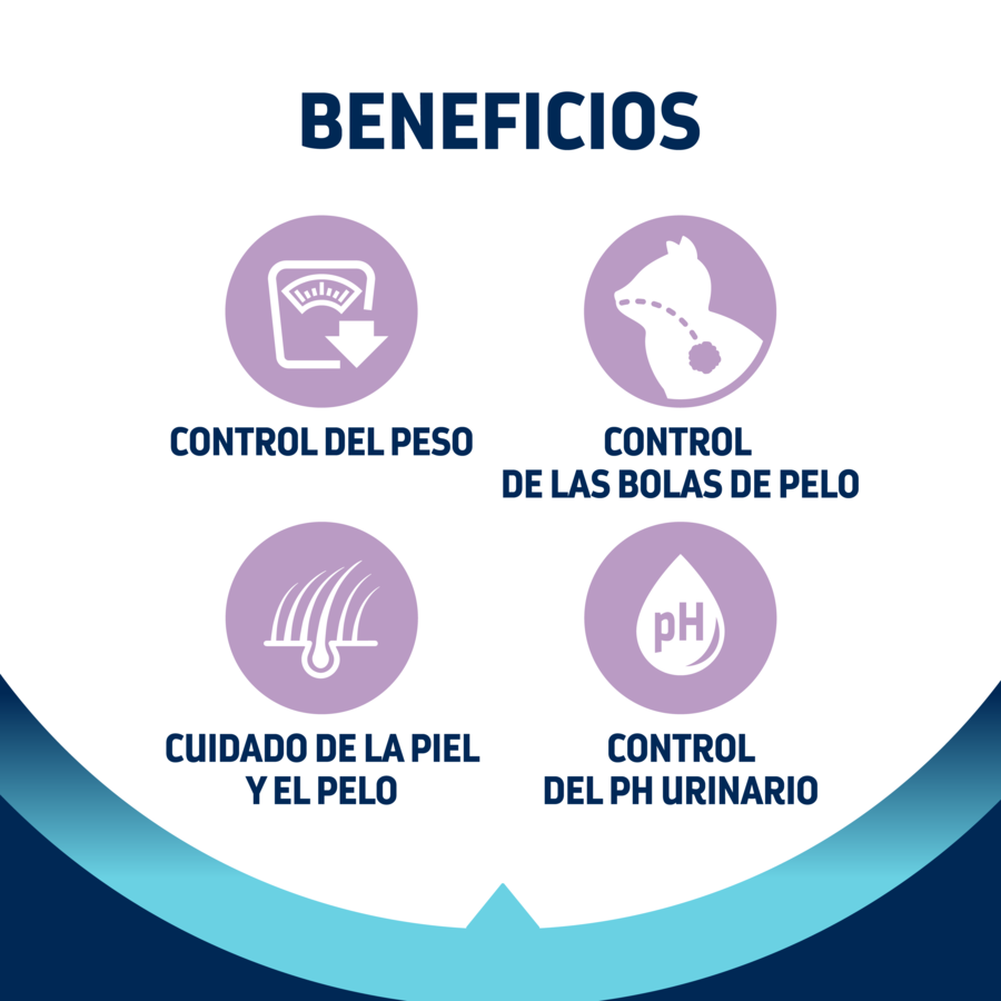 1,5 kg de alimento para gatos Advance, esterilizado e livre de bolas de pelo, com peru e cevada.