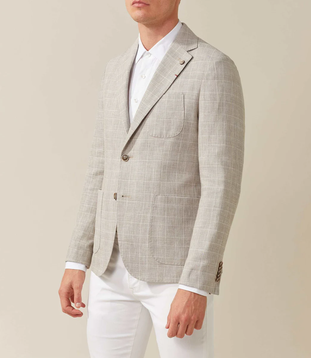 Veste casual beige 