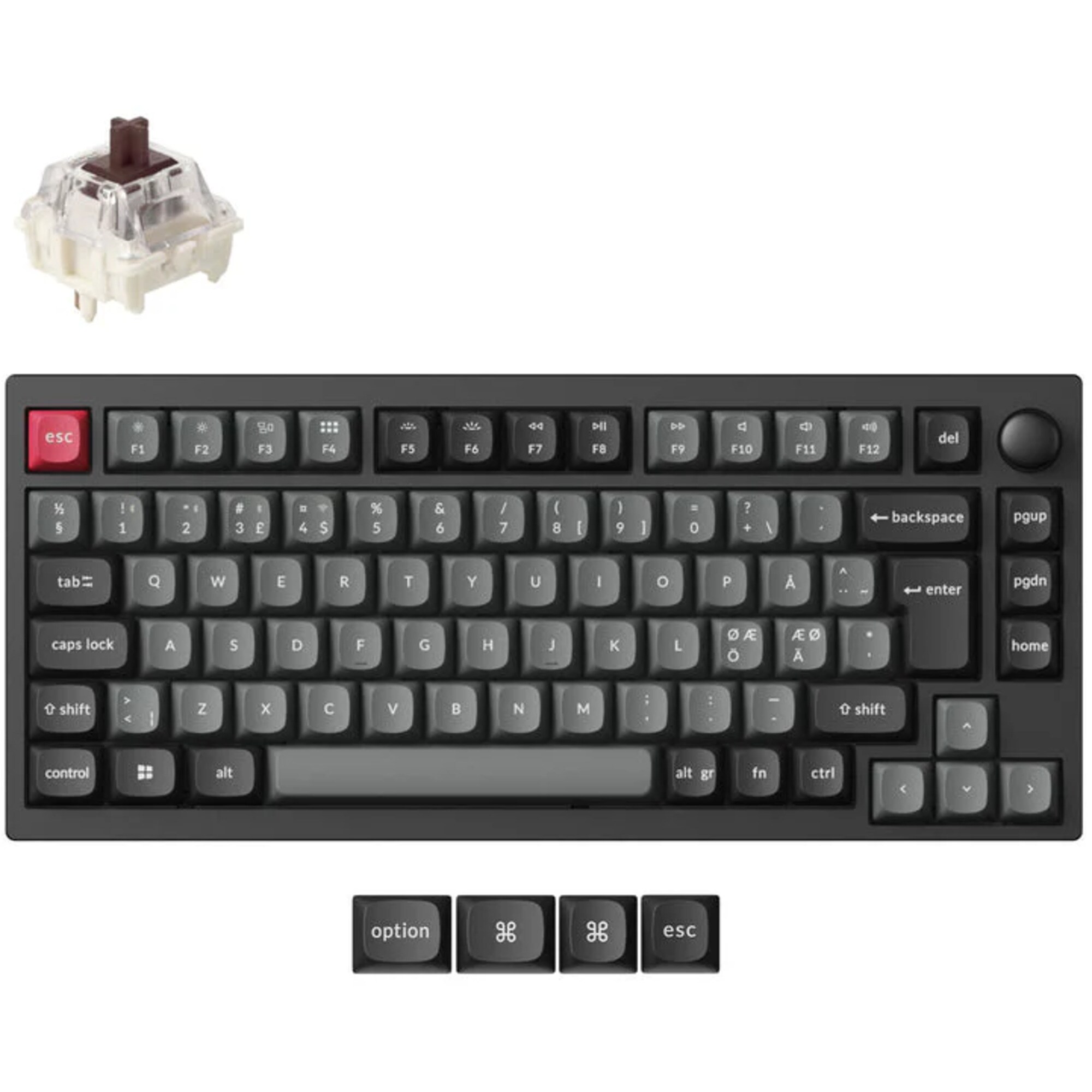 Keychron Gaming-Tastatur Lemokey P1 Pro