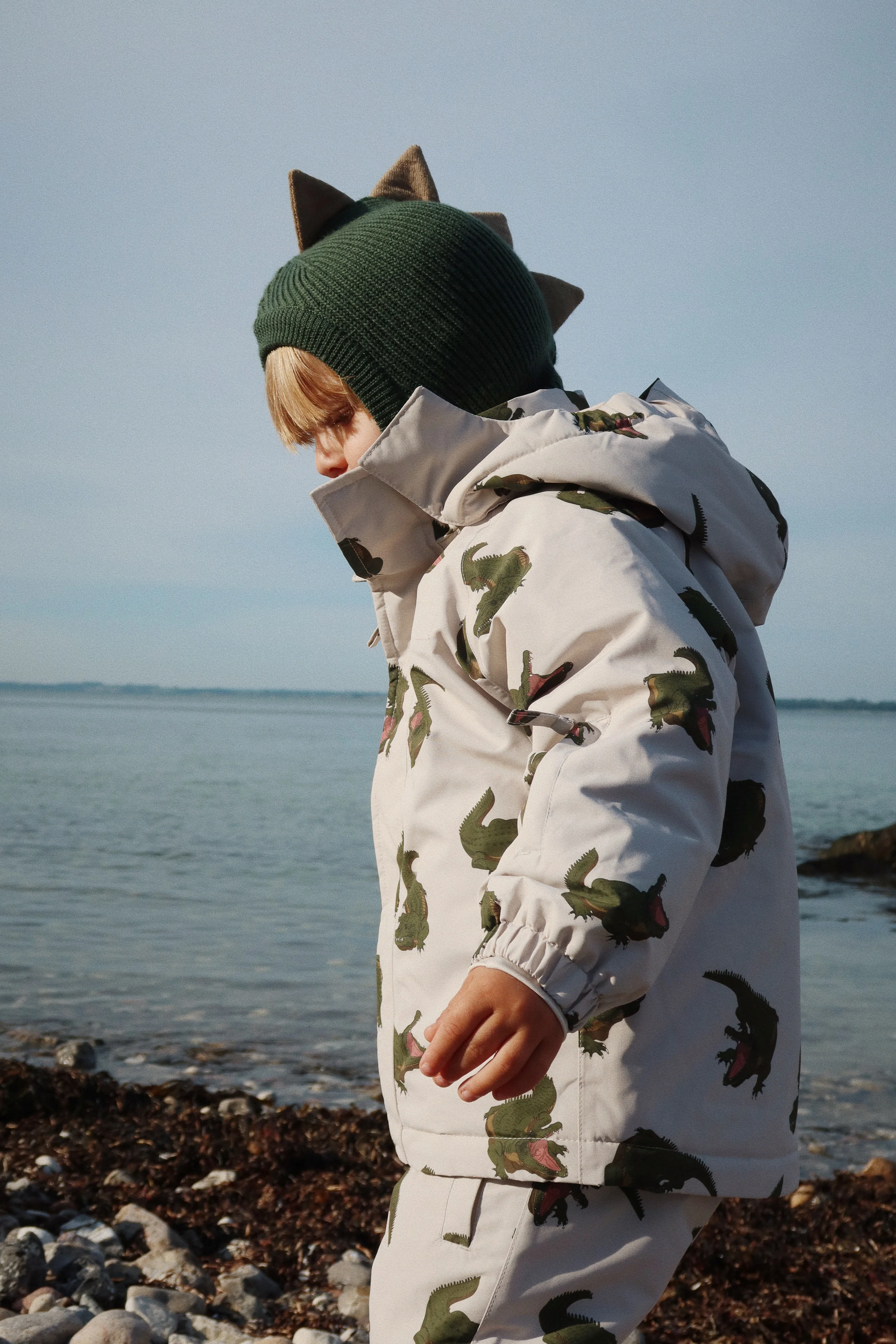 mismou vinterjakke - crocodile - 12M