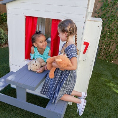 KidKraft Modern Outdoor Lekestue, Hvit