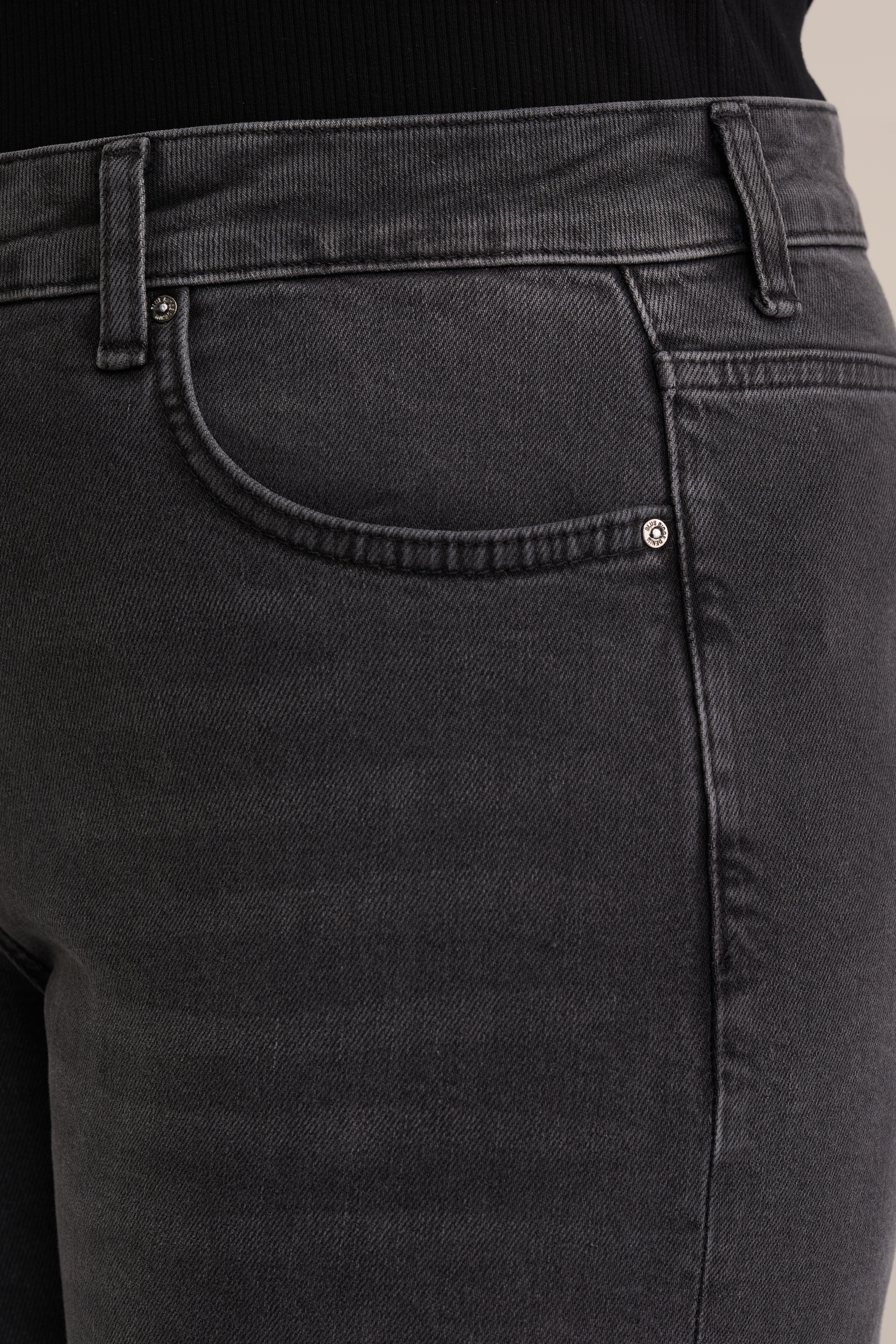 boyfriend jeans - Curve Blue Ridge Donkergrijs