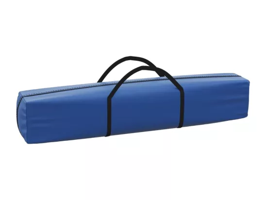 Tente de réception pliable avec parois Bleu 3x3 m
