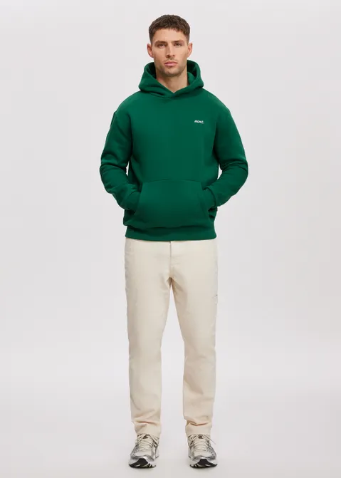 Hoodie met merk print groen (GR.COL)