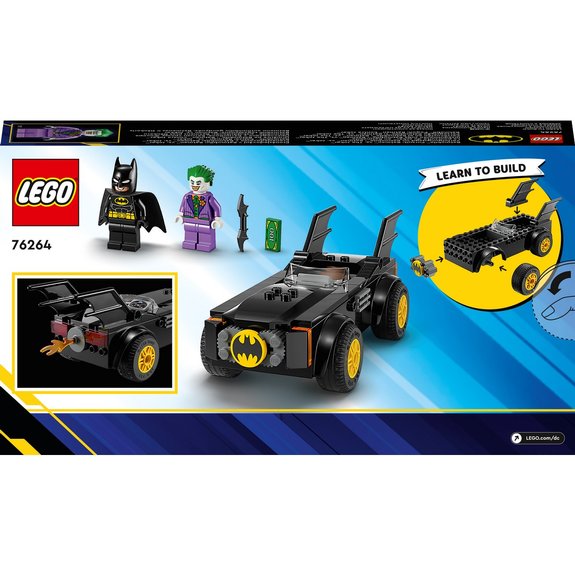 La poursuite du Joker en Batmobile Lego DC Super Heroes 76264