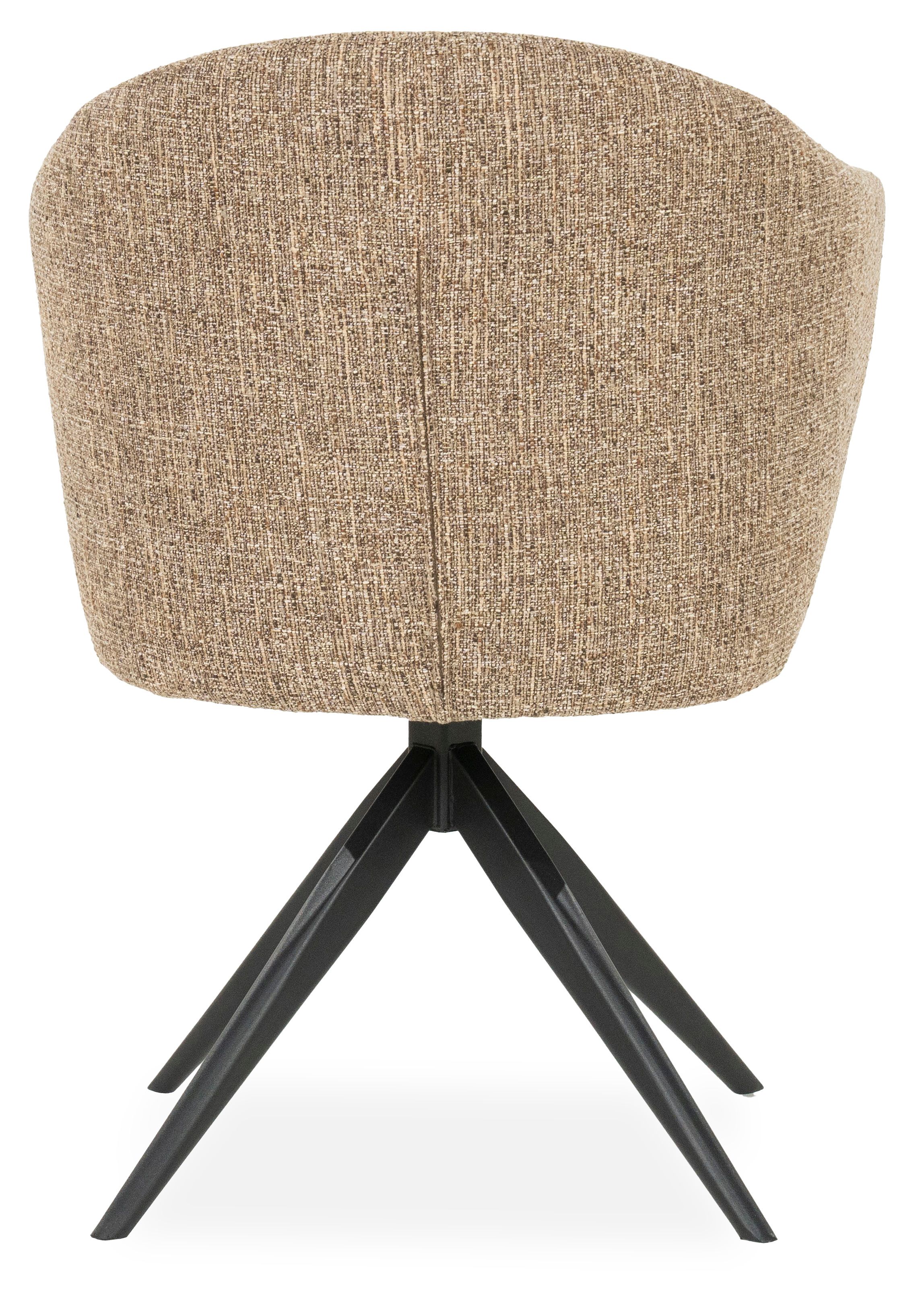 Eetkamerstoel 96342 bruin Connor B61.5 x D60 x H81.5 cm