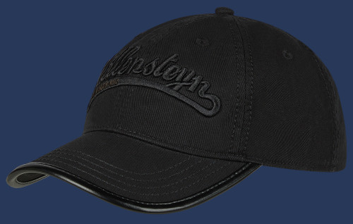Baseball-Cap Baumwolle, Schwarz