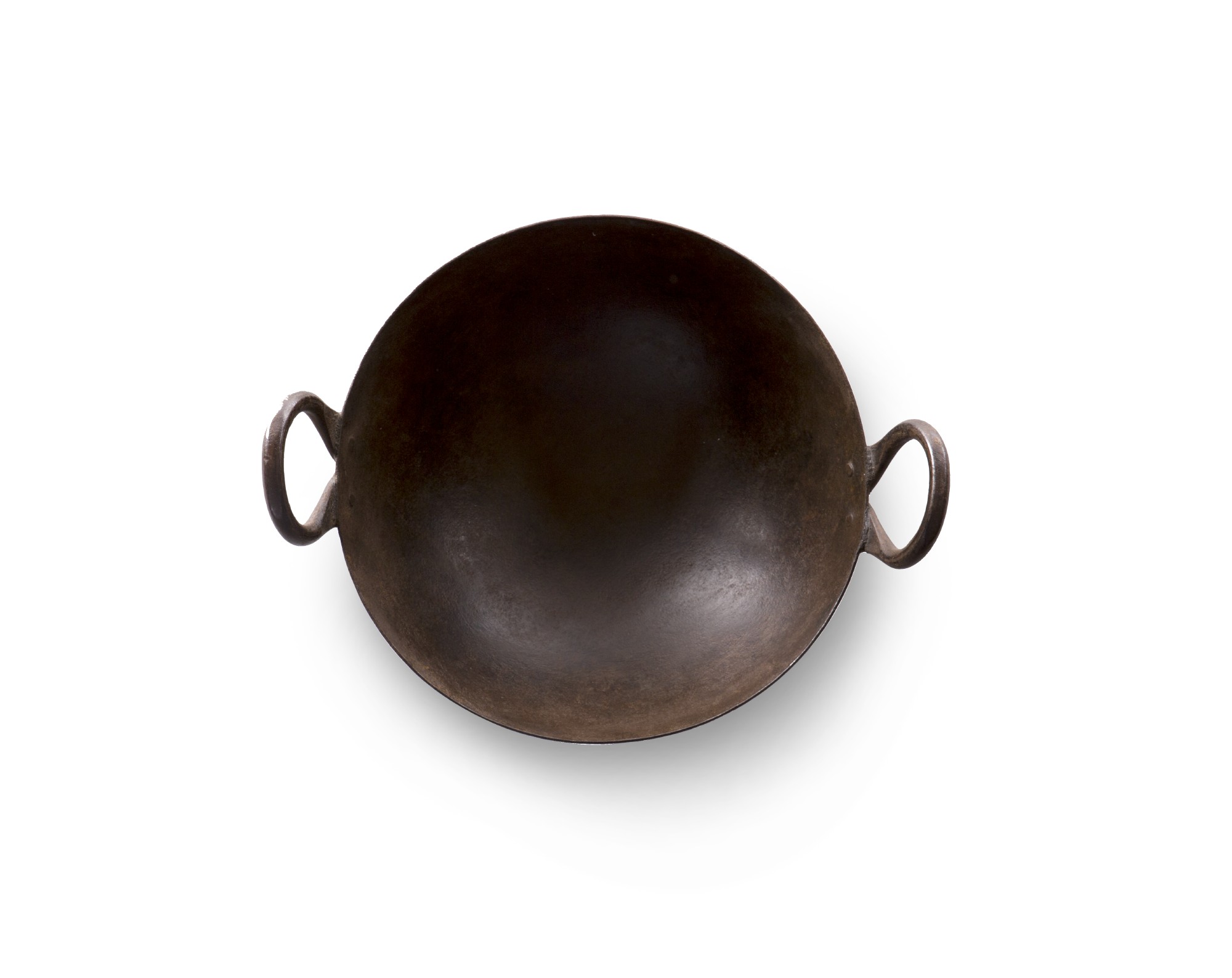 Alter indischer Wok, handgeschmiedet, Ø ca. 30 cm von fischer's lagerhaus