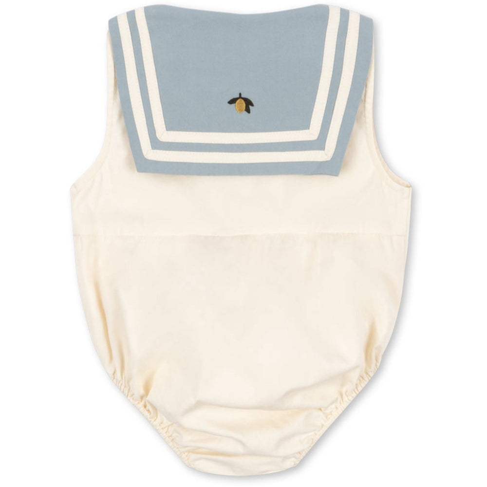 Køb Konges Sløjd Ashley Blue Celebration Sailor Romper GOTS