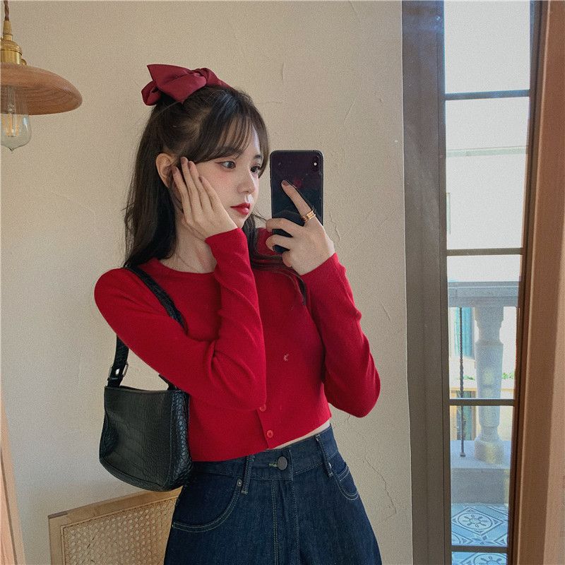 WIKPROM - Cropped Cardigan