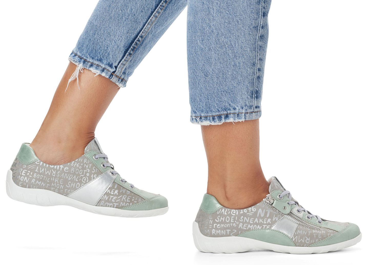 Remonte Sneaker mit bedruckten Besätzen