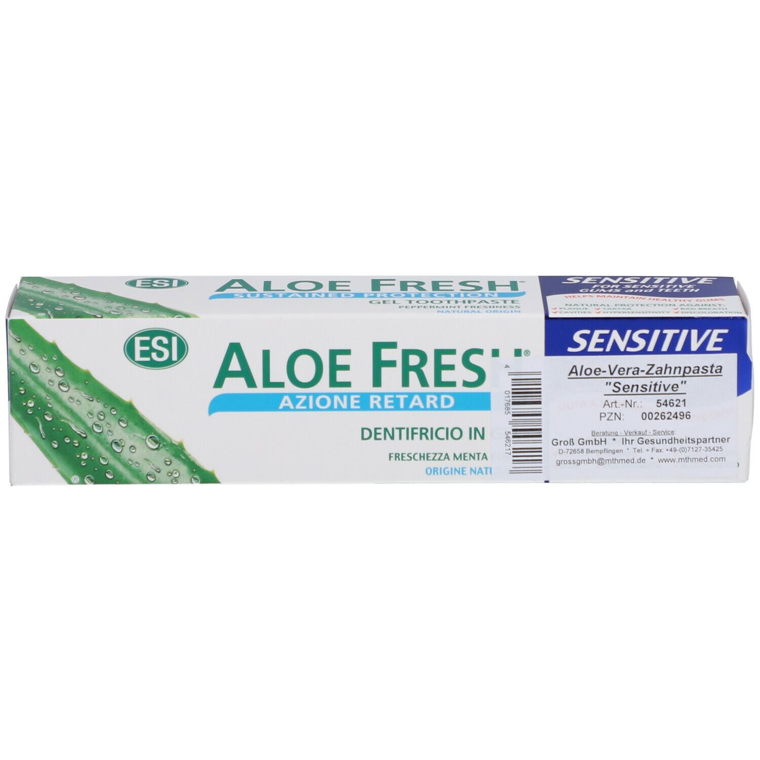 Aloe Vera Zahnpasta sensitiv