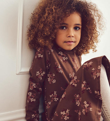 Müsli Kleid - Flora Swing - Bark/Cabernet/Nachtigall