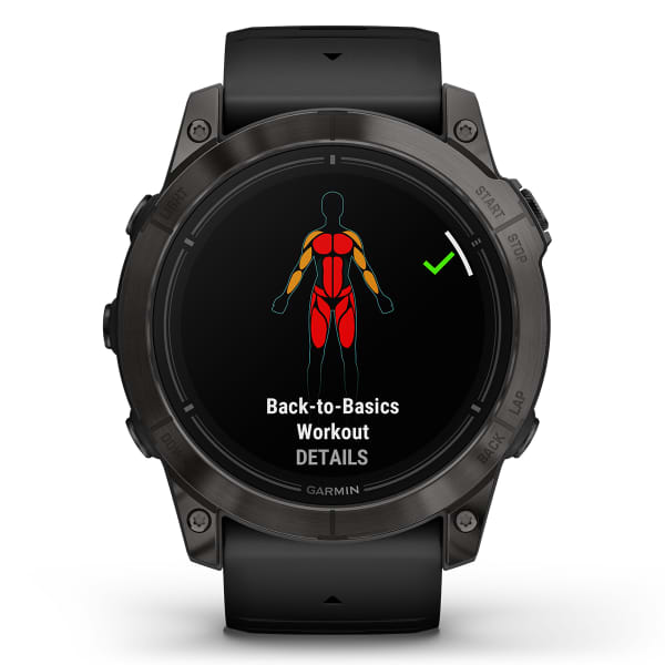 Montre cardio GPS GARMIN EPIX PRO (G2) 51MM SAPPHIRE SAPPHIRE CARBON GREY DLC/TITANE BLACK